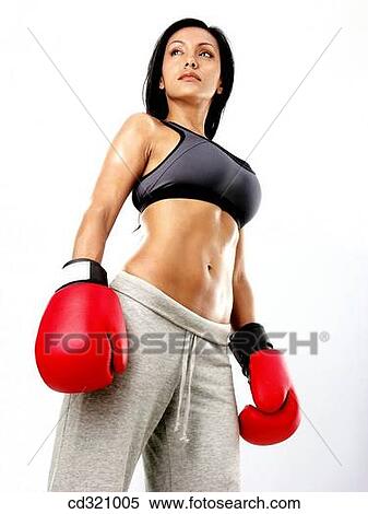 Latin woman with boxing gloves View Large Photo Image Stock Photography - Latin woman with boxing gloves. Fotosearch