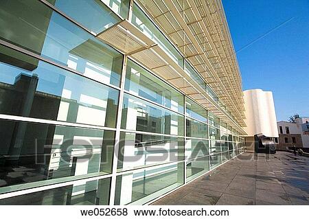 MACBA (Museu d? Art Contemporani de Barcelona) by Richard Meier, Pla? a dels? ngels, Barcelona. Catalonia, Spain View Large Photo Image Stock Photo - MACBA (Museu d? Art Contemporani de Barcelona) by Richard Meier, Pla? a dels? ngels, Barcelona. Catalonia, Spain. Fotosearch
