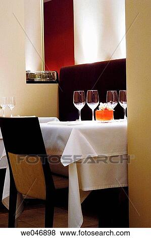 Modern restaurant interior. Cinc Sentits Restaurant. Barcelona. Spain View Large Photo Image Stock Photo - Modern restaurant interior. Cinc Sentits Restaurant. Barcelona. Spain. Fotosearch
