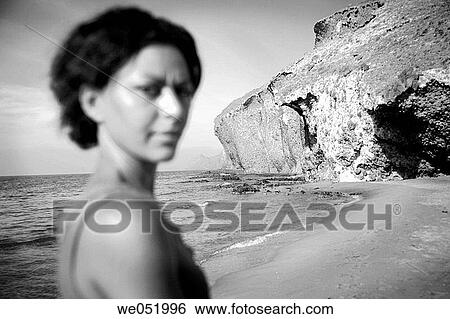Monsul beach, Cabo de Gata-N? jar Natural Park. Almer? a province, Andalusia. Spain. View Large Photo Image Stock Photograph - Monsul beach, Cabo de Gata-N? jar Natural Park. Almer? a province, Andalusia. Spain.. Fotosearch