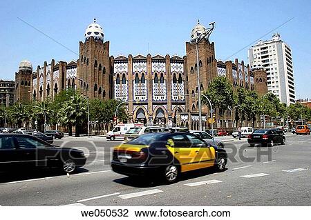 Monumental bullring, Barcelona. Catalonia, Spain View Large Photo Image Stock Image - Monumental bullring, Barcelona. Catalonia, Spain. Fotosearch