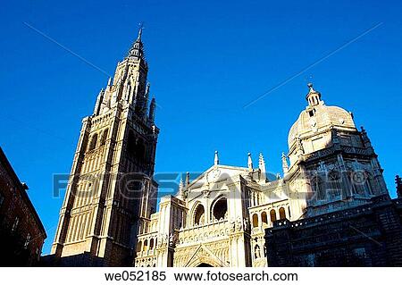 Old cathedral, Toledo. Castilla-La Mancha, Spain View Large Photo Image Stock Photography - Old cathedral, Toledo. Castilla-La Mancha, Spain. Fotosearch