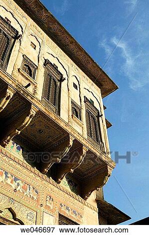 Stock Photo - Old haveli. Mandawa. Rajasthan. India. Fotosearch