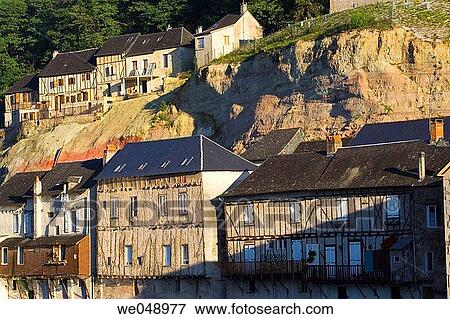old houses in Terrasson-Lavilledieau View Large Photo Image Stock Photo - old houses in Terrasson-Lavilledieau. Fotosearch