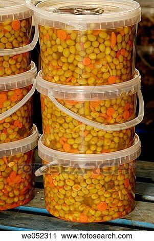 Stock Image - Olives. Spain. Fotosearch