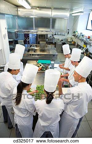 Stock Photo - Peas. Luis Irizar cooking school. Donostia, Gipuzkoa, Basque Country, Spain. Fotosearch