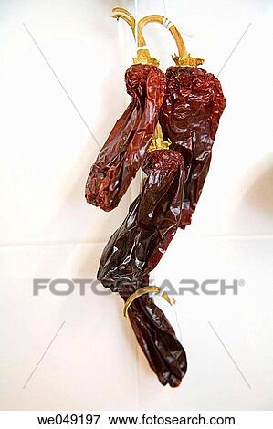 Stock Photo - Peppers. Luis Irizar cooking school. Donostia, Gipuzkoa, Basque Country, Spain. Fotosearch