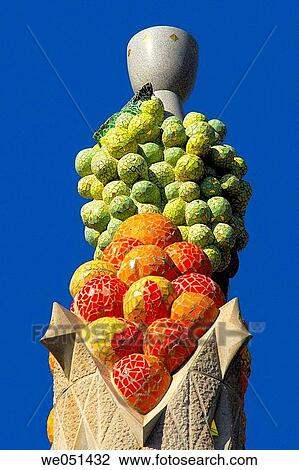 Pinnacle of the Sagrada Familia temple by Gaud?, Barcelona. Catalonia, Spain View Large Photo Image Stock Image - Pinnacle of the Sagrada Familia temple by Gaud?, Barcelona. Catalonia, Spain. Fotosearch