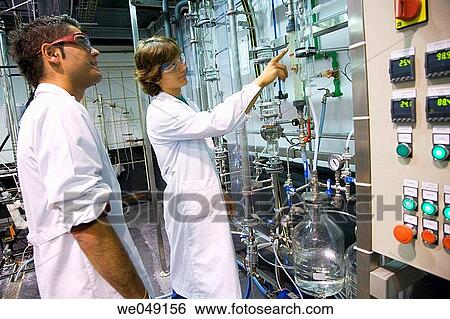 Polytechnic School, University of the Basque Country, Donostia, Gipuzkoa, Basque Country. Students, Distillation towers, Laboratory of Industrial Chemistry, Department of Chemical Engineering and Environment View Large Photo Image Stock Photograph - Polytechnic School, University of the Basque Country, Donostia, Gipuzkoa, Basque Country. Students, Distillation towers, Laboratory of Industrial Chemistry, Department of Chemical Engineering and Environment. Fotosearch