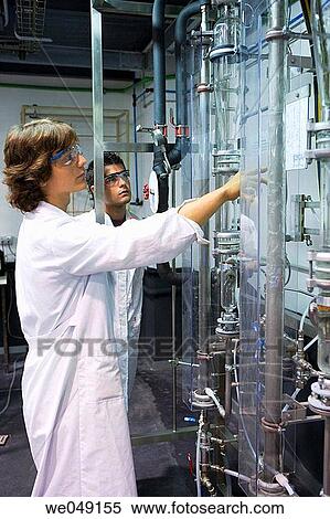 Polytechnic School, University of the Basque Country, Donostia, Gipuzkoa, Basque Country. Students, Distillation towers, Laboratory of Industrial Chemistry, Department of Chemical Engineering and Environment View Large Photo Image Stock Photography - Polytechnic School, University of the Basque Country, Donostia, Gipuzkoa, Basque Country. Students, Distillation towers, Laboratory of Industrial Chemistry, Department of Chemical Engineering and Environment. Fotosearch
