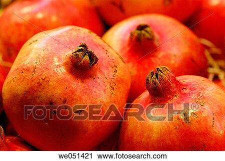 Pomegranates at La Boqueria market, Barcelona. Catalonia, Spain View Large Photo Image Stock Image - Pomegranates at La Boqueria market, Barcelona. Catalonia, Spain. Fotosearch