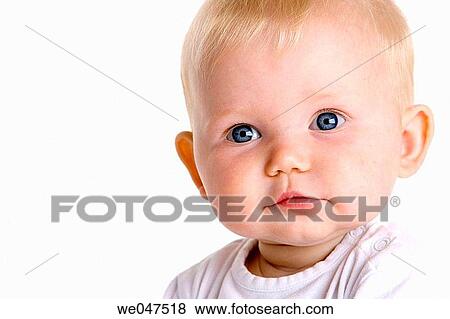 Portrait of a baby View Large Photo Image Stock Photo - Portrait of a baby. Fotosearch