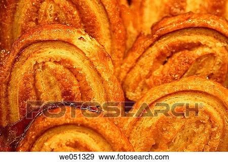 Puff pastries at La Boqueria market, Barcelona. Catalonia, Spain View Large Photo Image Stock Photo - Puff pastries at La Boqueria market, Barcelona. Catalonia, Spain. Fotosearch
