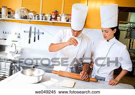 Rolling pin and puff pastry. Luis Irizar cooking school. Donostia, Gipuzkoa, Basque Country, Spain View Large Photo Image Stock Photography - Rolling pin and puff pastry. Luis Irizar cooking school. Donostia, Gipuzkoa, Basque Country, Spain. Fotosearch