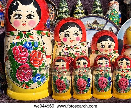 Russian Dolls and Souvenirs, St Petersburg, Russia View Large Photo Image Stock Photo - Russian Dolls and Souvenirs, St Petersburg, Russia. Fotosearch