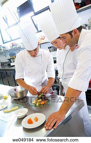 Picture - Salad. Luis Irizar cooking school. Donostia, Gipuzkoa, Basque Country, Spain. Fotosearch