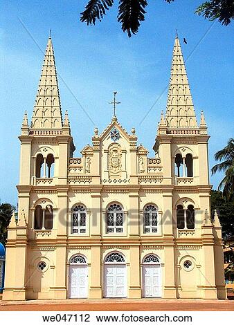 Santa Cruz Basilica. Kochi (Cochin), Kerala, India. View Large Photo Image Stock Image - Santa Cruz Basilica. Kochi (Cochin), Kerala, India.. Fotosearch