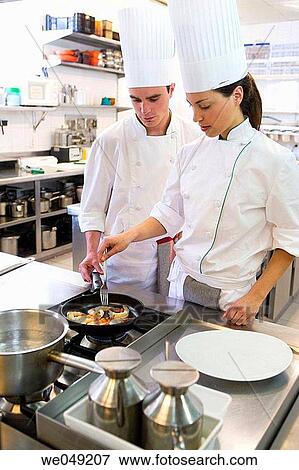 Sauteing prawns. Luis Irizar cooking school. Donostia, Gipuzkoa, Basque Country, Spain View Large Photo Image Stock Photo - Sauteing prawns. Luis Irizar cooking school. Donostia, Gipuzkoa, Basque Country, Spain. Fotosearch