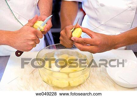 Slicint potatoes. Luis Irizar cooking school. Donostia, Gipuzkoa, Basque Country, Spain View Large Photo Image Stock Photo - Slicint potatoes. Luis Irizar cooking school. Donostia, Gipuzkoa, Basque Country, Spain. Fotosearch