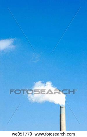 Smokestack View Large Photo Image Stock Photo - Smokestack. Fotosearch