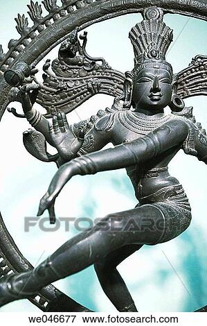 Statue of Indian goddess Shiva as Nataraja in dance of creation at National Museum. New Delhi. India View Large Photo Image Stock Photo - Statue of Indian goddess Shiva as Nataraja in dance of creation at National Museum. New Delhi. India. Fotosearch