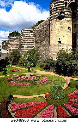 Stock photo a castle in Angers, Loire Valley, France View Large Photo Image Stock Photograph - Stock photo a castle in Angers, Loire Valley, France. Fotosearch