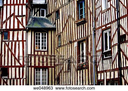 Stock photo an old buiding in Rennes, France View Large Photo Image Stock Image - Stock photo an old buiding in Rennes, France. Fotosearch