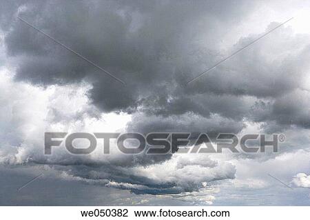 Stock Image - Storm clouds near Bakersfield, California. USA. Fotosearch