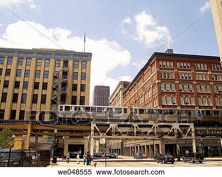 Stock Photography - Subway, Chicago. Illinois, USA. Fotosearch