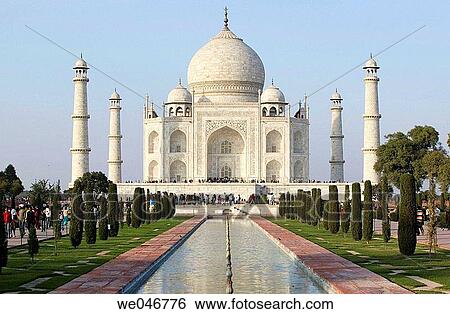 Taj Mahal. Agra. Uttar Pradesh. India. View Large Photo Image Stock Photograph - Taj Mahal. Agra. Uttar Pradesh. India.. Fotosearch