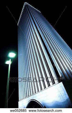 Torre Picasso, Azca district, Madrid. Spain View Large Photo Image Stock Photography - Torre Picasso, Azca district, Madrid. Spain. Fotosearch