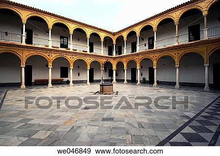 University Courtyard. Osuna. Andalusia. Spain View Large Photo Image Stock Photo - University Courtyard. Osuna. Andalusia. Spain. Fotosearch