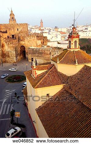 View from the belltower of San Pedro Church and the Alcßzar. Carmona. Andalusia. Spain View Large Photo Image Stock Image - View from the belltower of San Pedro Church and the Alcßzar. Carmona. Andalusia. Spain. Fotosearch