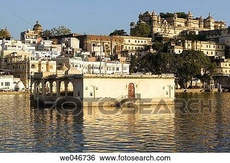 View of the city and Lake Pichola. Udaipur. Rajasthan. India. View Large Photo Image Stock Photograph - View of the city and Lake Pichola. Udaipur. Rajasthan. India.. Fotosearch