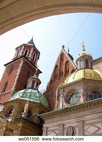 Stock Photograph - Wawel Cathedral, Wawel Hill, Krakow, Poland. Fotosearch