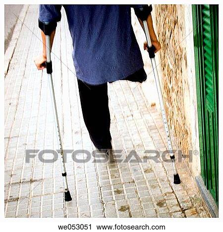 Stock Image - activity, anonymous, amputation, amputate, action. Fotosearch
