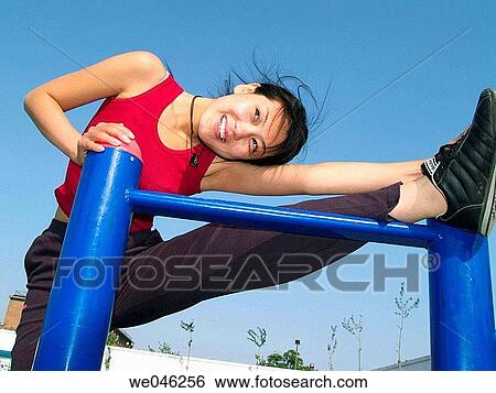 Stock Photograph - activity, Asian, agility, agile, 20's. Fotosearch