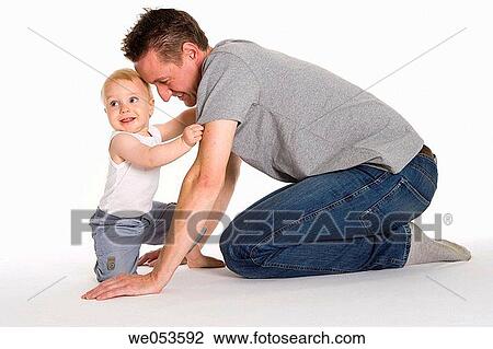 affection, bond, baby, amusement, 30's View Large Photo Image Stock Image - affection, bond, baby, amusement, 30's. Fotosearch