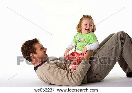 affection, bond, baby, amusement, 30's View Large Photo Image Stock Photo - affection, bond, baby, amusement, 30's. Fotosearch