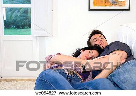 affection, bonding, bond, at-home, 30's View Large Photo Image Stock Photo - affection, bonding, bond, at-home, 30's. Fotosearch