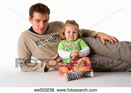 Stock Photo - affection, bonding, bond, baby, 30's. Fotosearch