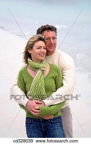 Stock Photo - affection, bonding, bond, beach, 30's. Fotosearch
