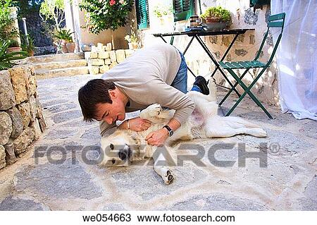 affection, caress, calm, animal, 30's View Large Photo Image Stock Image - affection, caress, calm, animal, 30's. Fotosearch