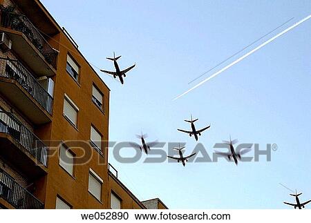 Stock Image - airshow, aeronautic, airplane, aircraft, aeroplane, aerobatics. Fotosearch