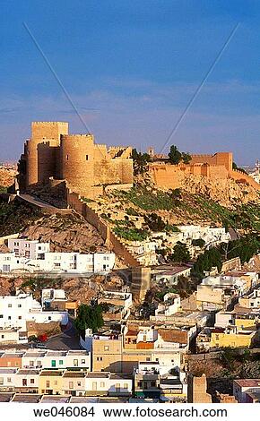 Alcazaba, Almer? a. Andalusia, Spain View Large Photo Image Picture - Alcazaba, Almer? a. Andalusia, Spain. Fotosearch