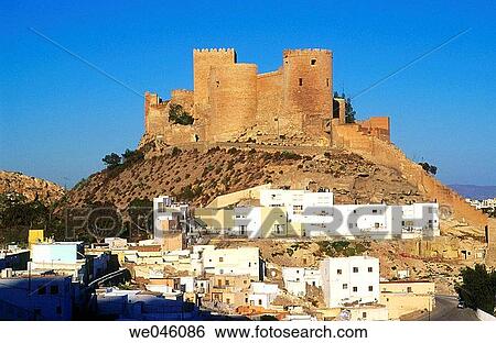 Alcazaba, Almer? a. Andalusia, Spain View Large Photo Image Stock Photograph - Alcazaba, Almer? a. Andalusia, Spain. Fotosearch