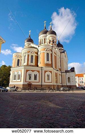 Alexander Nevsky Cathedral, Tallinn, Estonia View Large Photo Image Stock Photo - Alexander Nevsky Cathedral, Tallinn, Estonia. Fotosearch