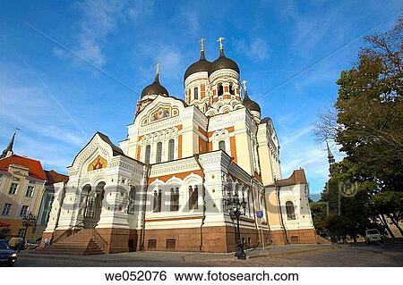 Alexander Nevsky Cathedral, Tallinn, Estonia View Large Photo Image Stock Photograph - Alexander Nevsky Cathedral, Tallinn, Estonia. Fotosearch
