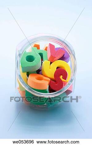 Alphabets in Glass Jar View Large Photo Image Stock Photograph - Alphabets in Glass Jar. Fotosearch