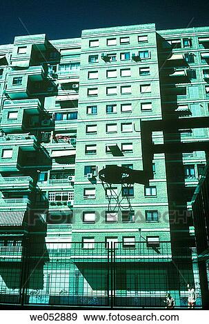 architecture, city, building, block, apartment View Large Photo Image Stock Photo - architecture, city, building, block, apartment. Fotosearch